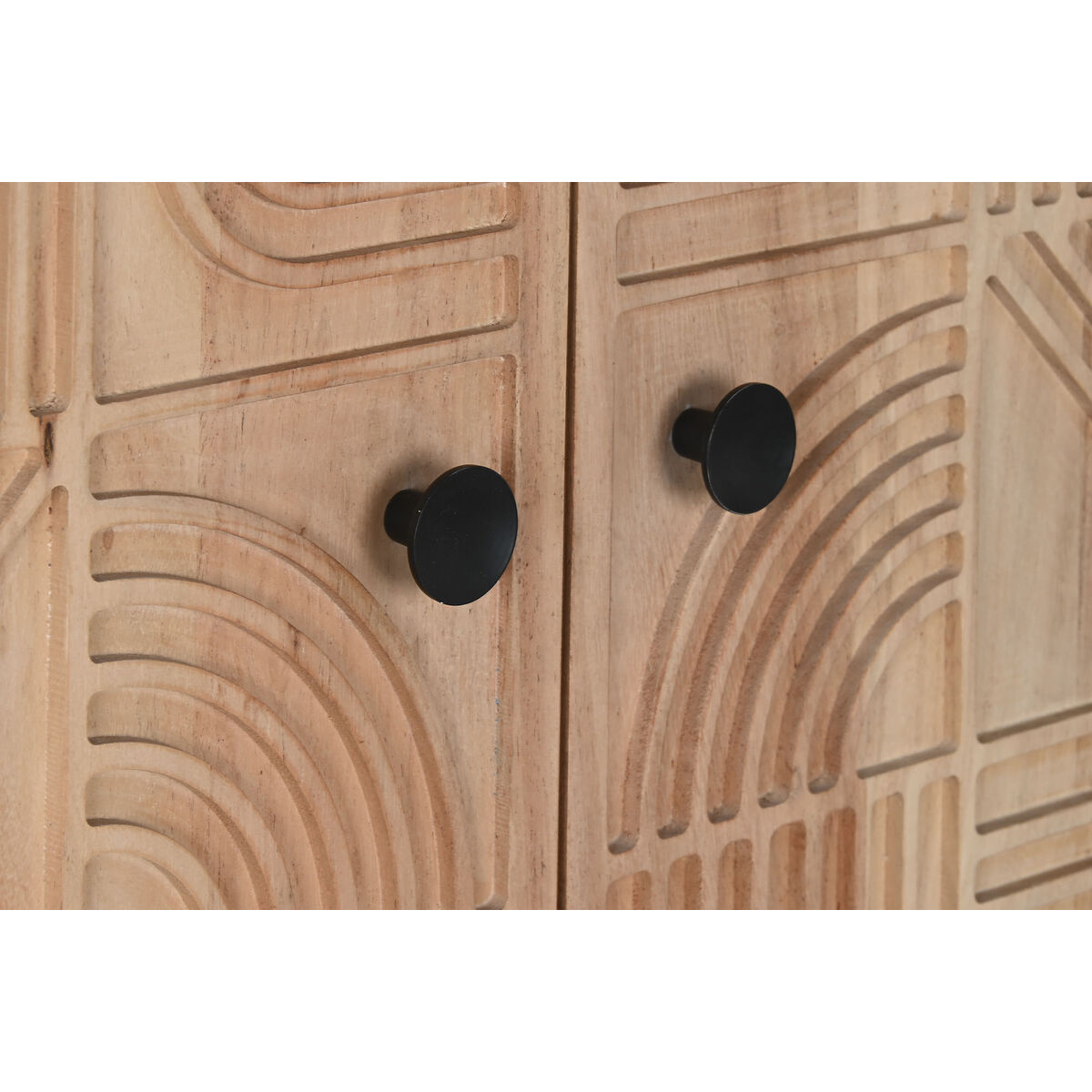 Anrichte Home ESPRIT Braun Metall Akazienholz 90 x 40 x 161 cm